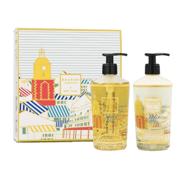 COFFRET BAOBAB - LOTION & GEL DOUCHE - SAINT TROPEZ